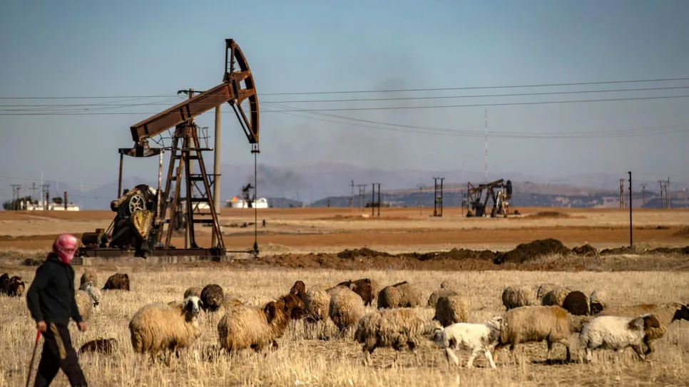 حقل الرميلان في محافظة الحسكة