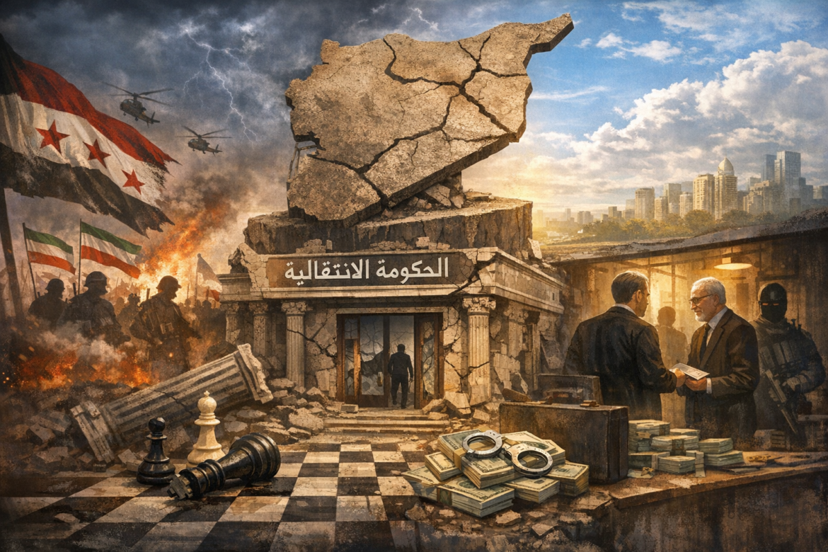 الصورة العلم ليس بها خطاء انما تعبير عن توليد نفس النظام السابق باطر جديدة